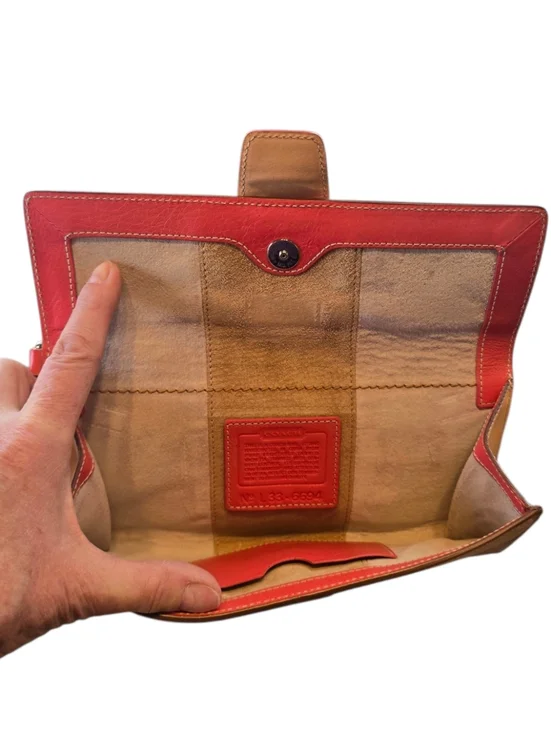 Coach Soho Buckle Vachetta Leather Vintage Clutch Wallet Wristlet - Picture 5 of 15